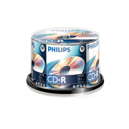 1x50 Philips CD-R 80Min 700MB 52x SP