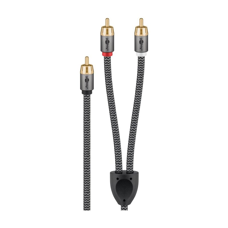 Goobay Plus Cinch Y-Kabel, 10.0 m