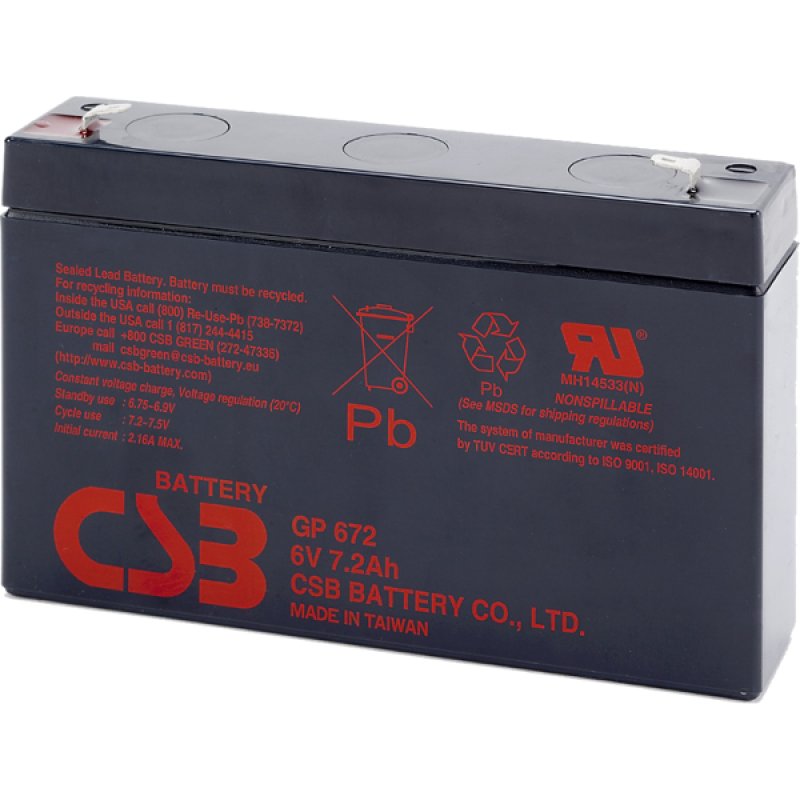 PowerWalker 6V/290W Sealed Lead Acid (VRLA) 10 Ah