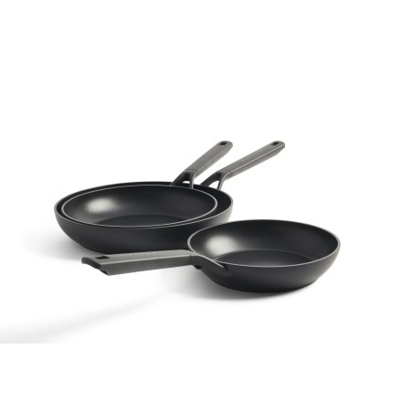 KitchenAid - Classic Forged Frypan Set 3pcs - Black - 20cm, 24cm, 28cm