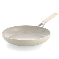 KitchenAid - Coloured Aluminum Frypan - Almond Cream - 28 cm