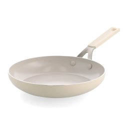 KitchenAid - Coloured Aluminum Frypan - Almond Cream - 24 cm