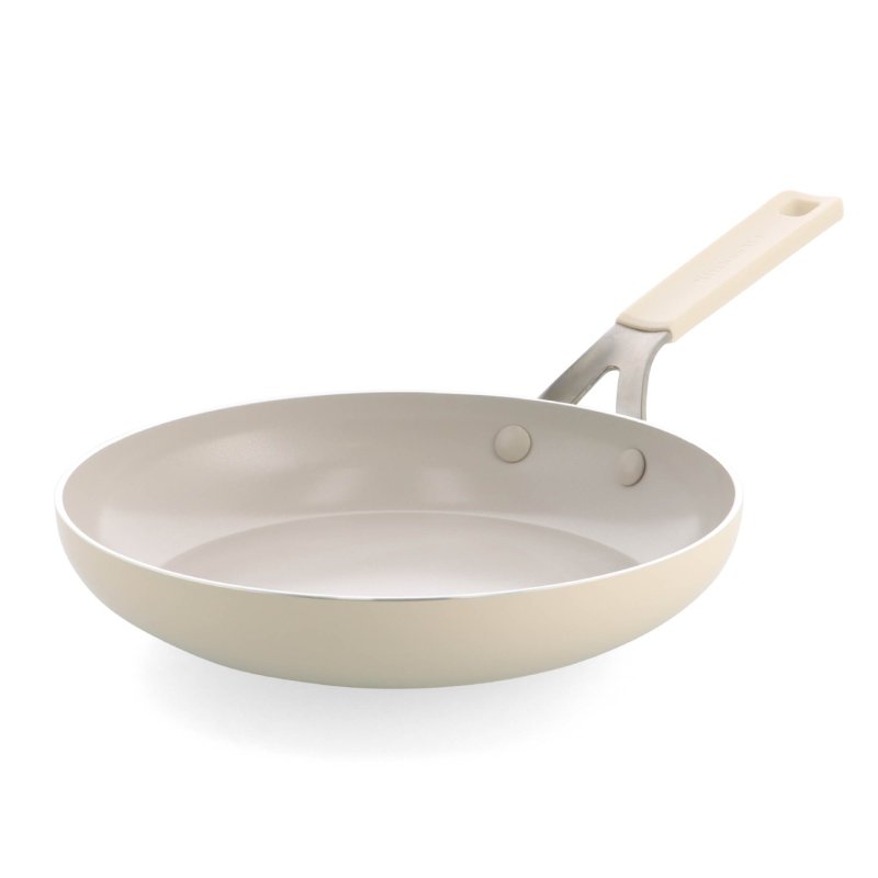 KitchenAid - Coloured Aluminum Frypan - Almond Cream - 24 cm