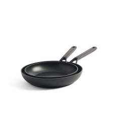 KitchenAid - Classic Forged Frypan Set - Black - 20 cm 28 cm