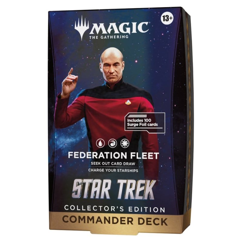 Magic the Gathering Star Trek Collector's Edition Commander Decks Case (4) english