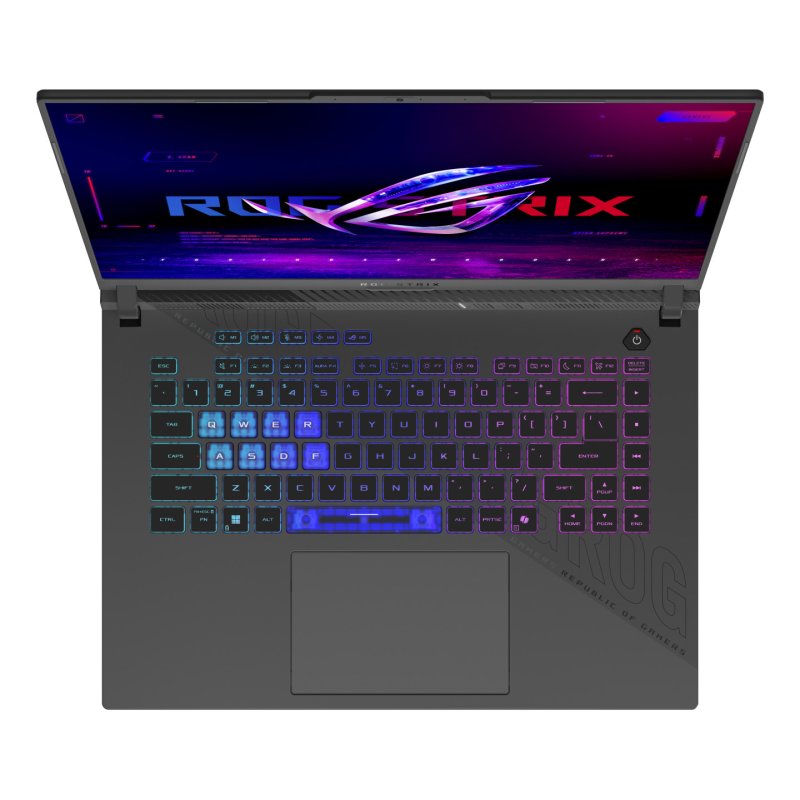 ASUS ROG Strix G16 G614PR-RV164W AMD Ryzen™ 9 8940HX Ordinateur portable 40,6 cm (16") WUXGA 16 Go DDR5-SDRAM 512 Go