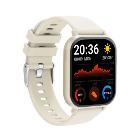SMARTWATCH DENVER BLUETOOTH CON FRECUENCIA CARDIACA Y PRESION ARTERIAL BLANCO