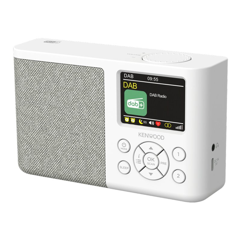 Kenwood CR-M33DAB radio Portable Digital White