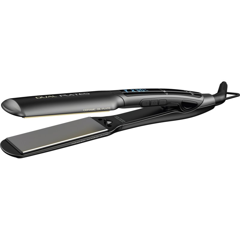 GA.MA X-Wide Digital Dual Plates 4D Straightening iron Warm Black 47 W 2.5 m