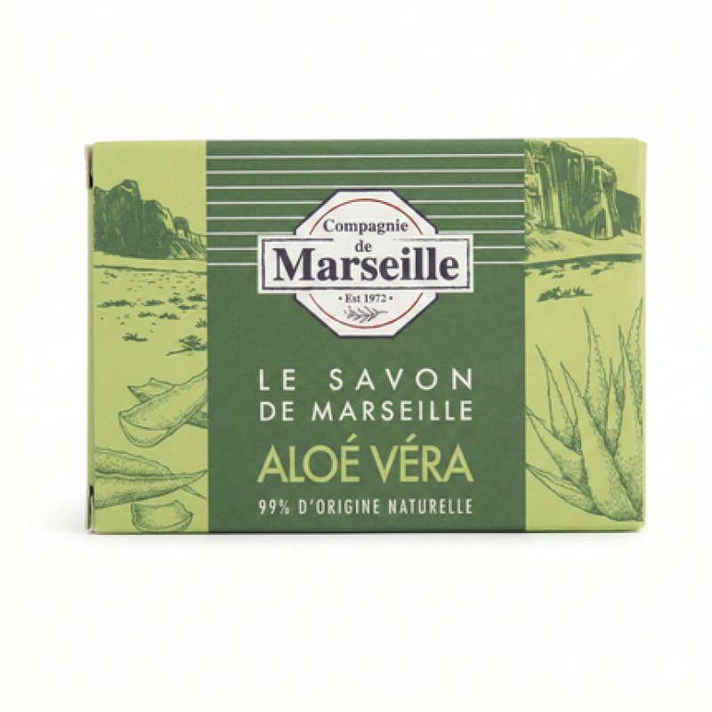 Compagnie De Marseille Aloe Vera Marseille Soap 99 Natural Origin