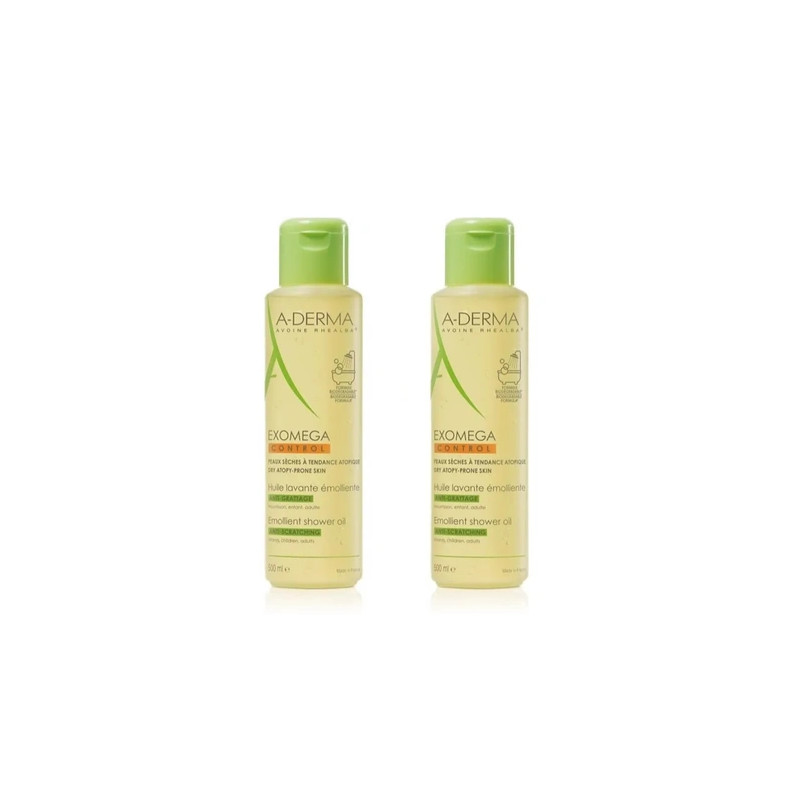 Aderma Aderma Exomega Cleansing Oil Dry Skin 2x500ml