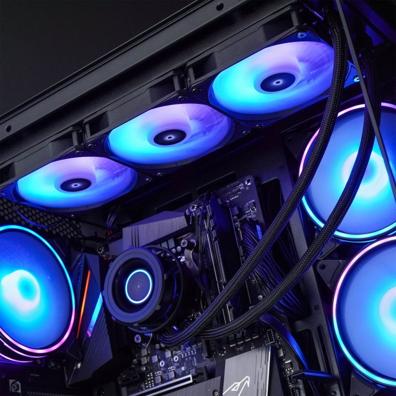 Chieftec CLC-360-VRM-RGB système de refroidissement d’ordinateur Boitier PC Refroidisseur de liquide tout-en-un 12