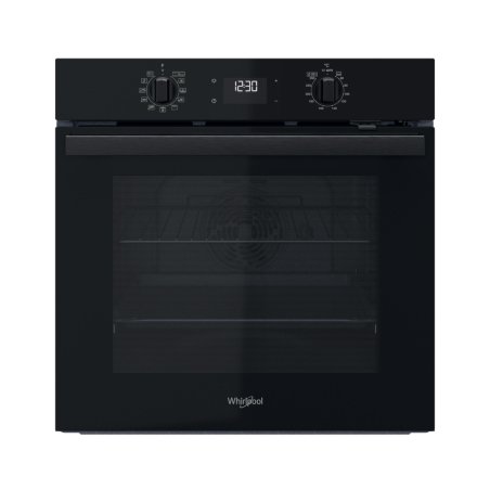 Four multifonction, pyrolyse, black, 71 L, chaleur pulsée, rail télesco *