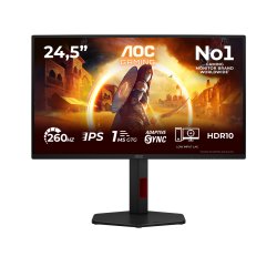 AOC G4 25G4ZR écran plat de PC 62,2 cm (24.5") 1920 x 1080 pixels Noir, Rouge
