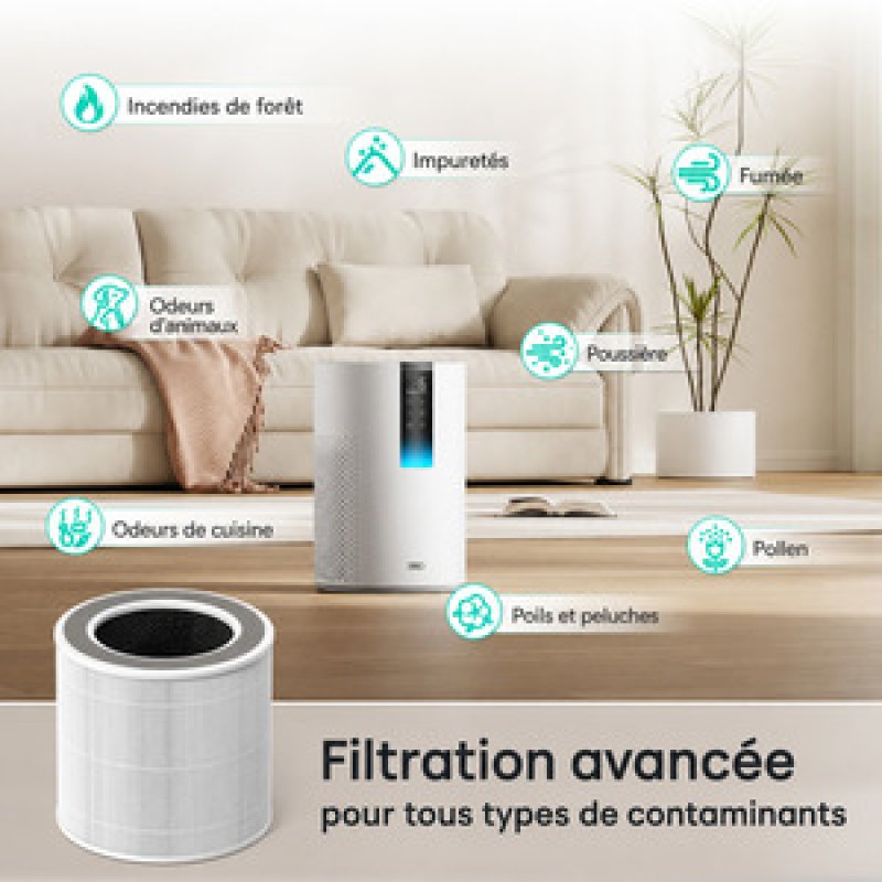 FILTRE POUR PURIFICATEUR D'AIR AP005S