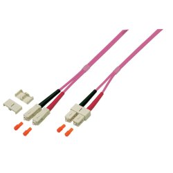 EFB Elektronik O0318.0,5 InfiniBand/fibre optic cable 0.5 m SC Violet