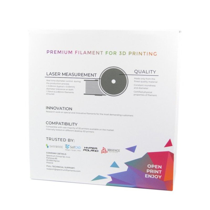 Spectrum 3D Filament / PLA Premium / 1,75mm / Lime Green / Grün / 1kg