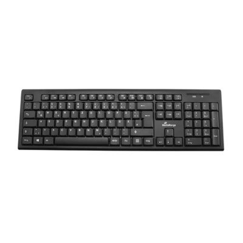 MediaRange MROS111 keyboard Universal RF Wireless QWERTZ Black