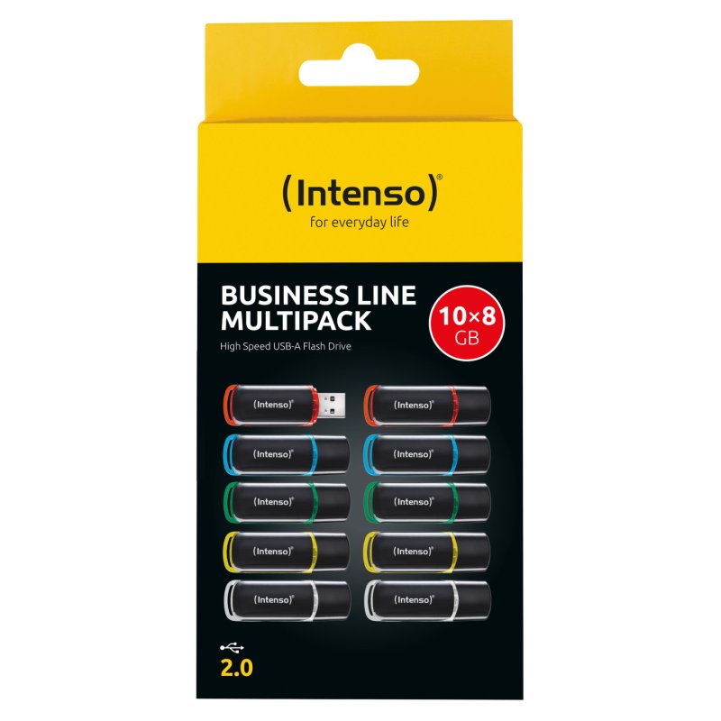 STICK Intenso USB Stick Business Line 8GB 10-pack