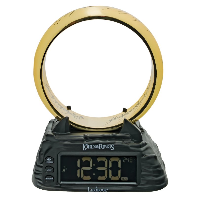 Lexibook - Lord Of The Ring Digital alarm clock with lighting ring (RL805LR)