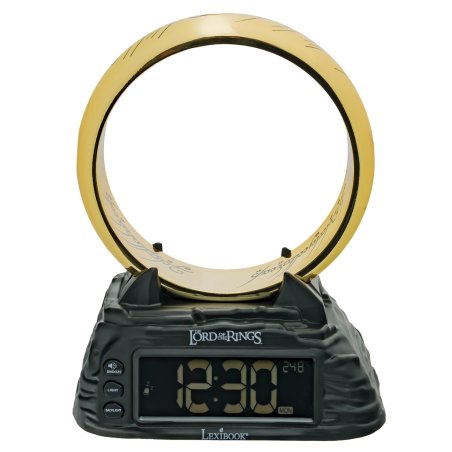 Lexibook - Lord Of The Ring Digital alarm clock with lighting ring (RL805LR)