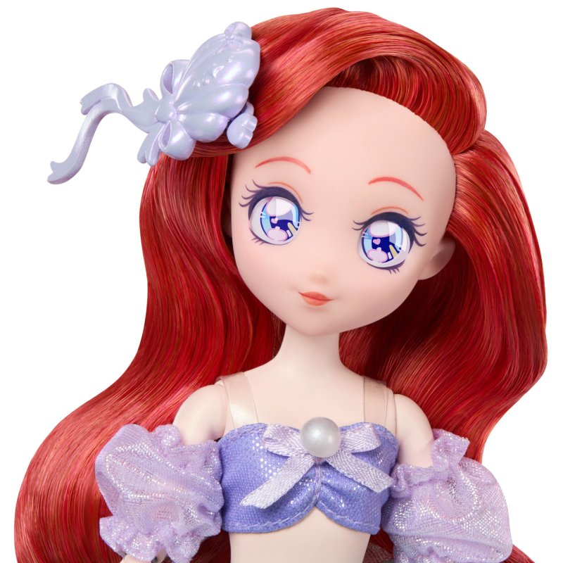 Disney Princess Disney Collector Princess Mermaid Ariel Manga Anime Doll & Accessories, Posable & Collectible