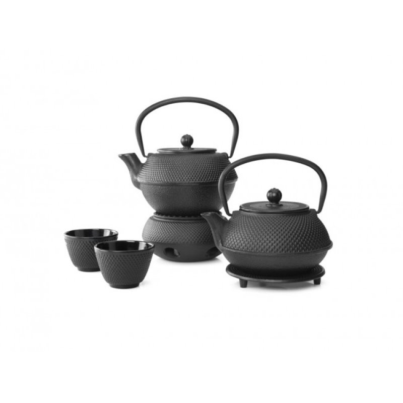 Teekanne Jang 0,8l Gusseisen schwarz Filter G001Z