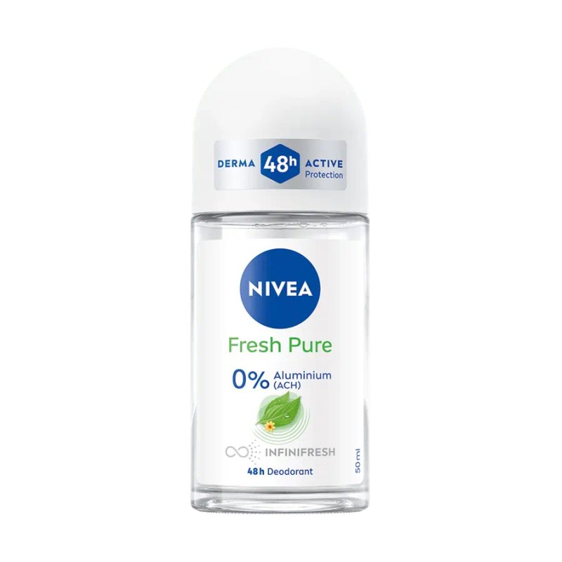Nivea Rollon Fresh Pure A Refreshing Rollon Deodorant For Allday Protection