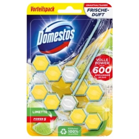 Domestos Professional Lemon Toilet Cleaning Blocks - 2 X 40 Grams