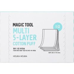 Holika Holika Magic Tool Multi 5layer Cotton Puff 80 Pieces