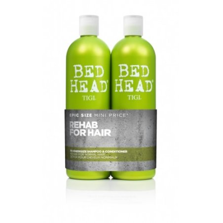 Bed Head by TIGI Re-Energise Daily Shampoo and Conditioner for Normal Hair 750ml