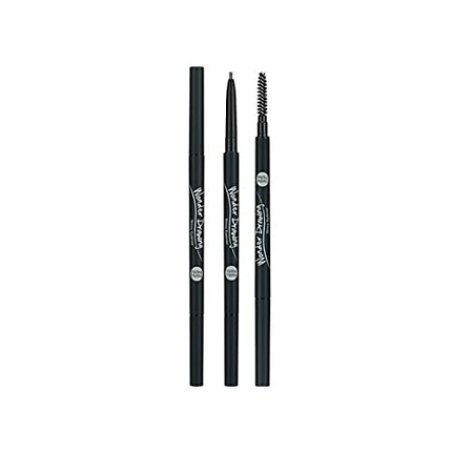 Holika Holika Wonder Drawing Skinny Eyebrow 01 Gray Black