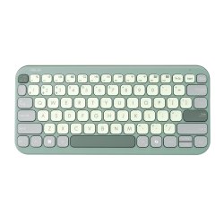 ASUS Marshmallow KW100 keyboard Home Bluetooth QWERTY Spanish Green