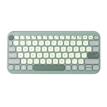 ASUS Marshmallow KW100 keyboard Home Bluetooth QWERTY Spanish Green