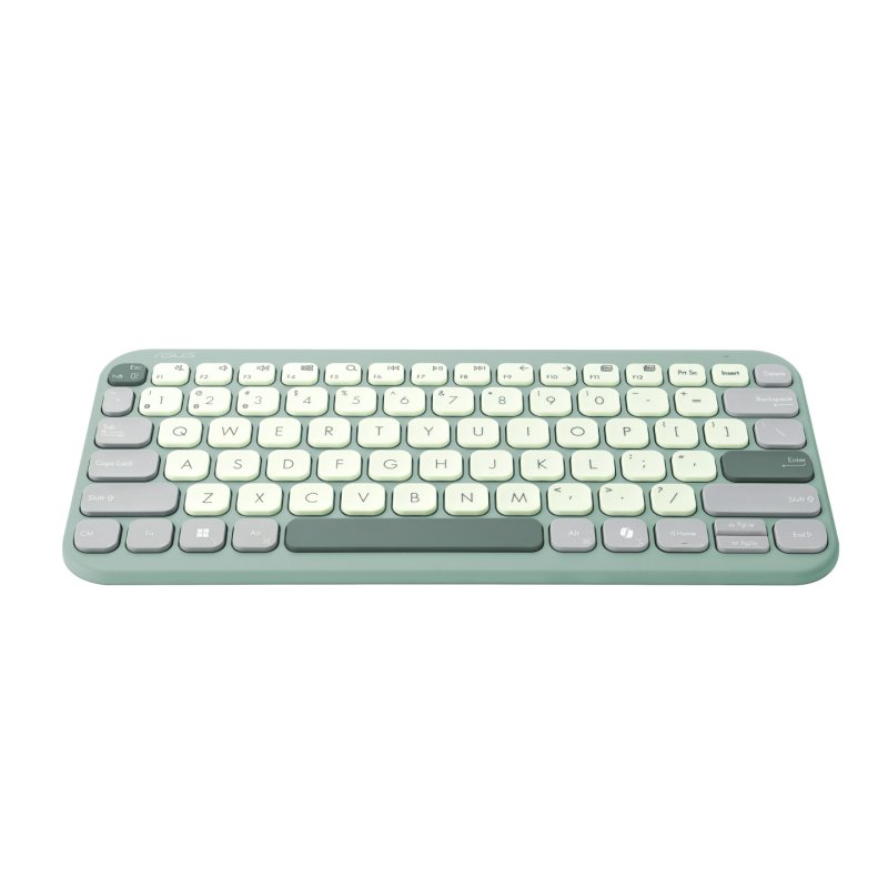 ASUS Marshmallow KW100 keyboard Home Bluetooth QWERTY Spanish Green