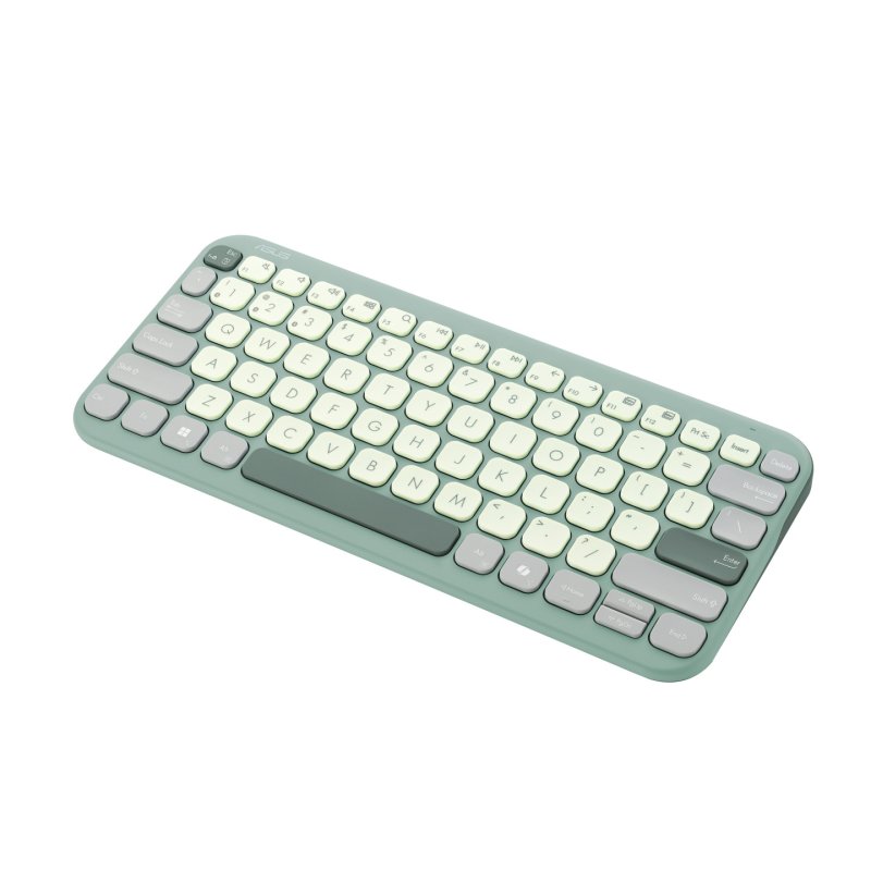 ASUS Marshmallow KW100 keyboard Home Bluetooth QWERTY Spanish Green