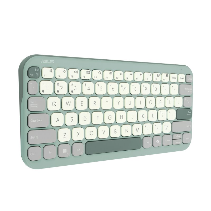 ASUS Marshmallow Keyboard KW100 clavier Maison Bluetooth QWERTY Espagnole Vert
