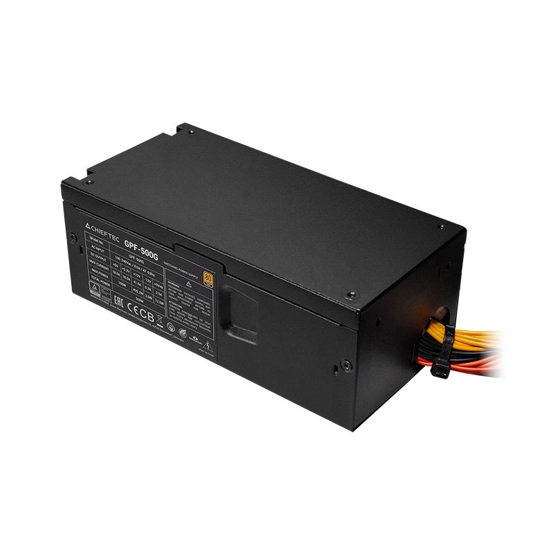 Chieftec Smart GPF-500G unité d'alimentation d'énergie 500 W 24-pin ATX TFX Noir