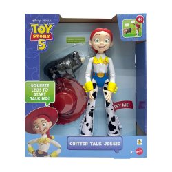 Mattel Disney and Pixar Toy Story 5 Critter Talk Jessie, 12 Inch Action Figure Toy & JD Pig, 35 Sounds