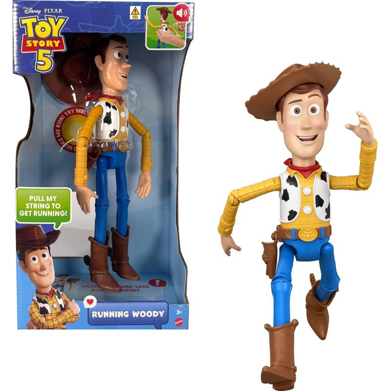 Toy Story - Feature Running Woody 30cm, Danish (JNP90)