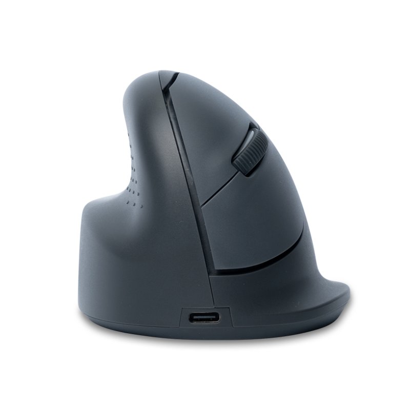 R-GO TOOLS Mouse HE Basic, left-handed, Bluetooth, M grey