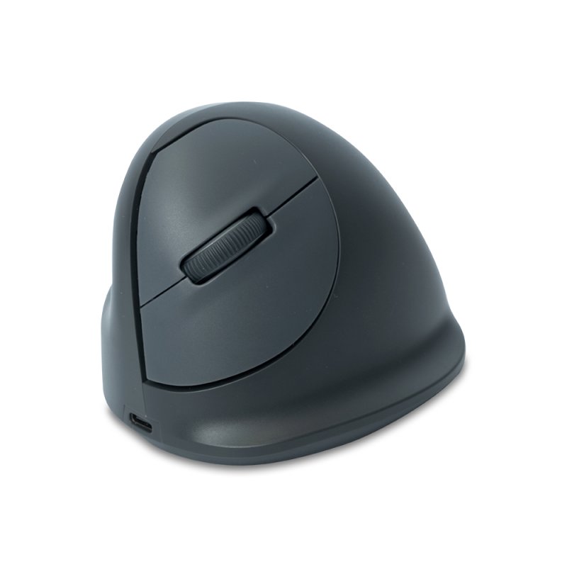 R-GO TOOLS Mouse HE Basic, left-handed, Bluetooth, M grey