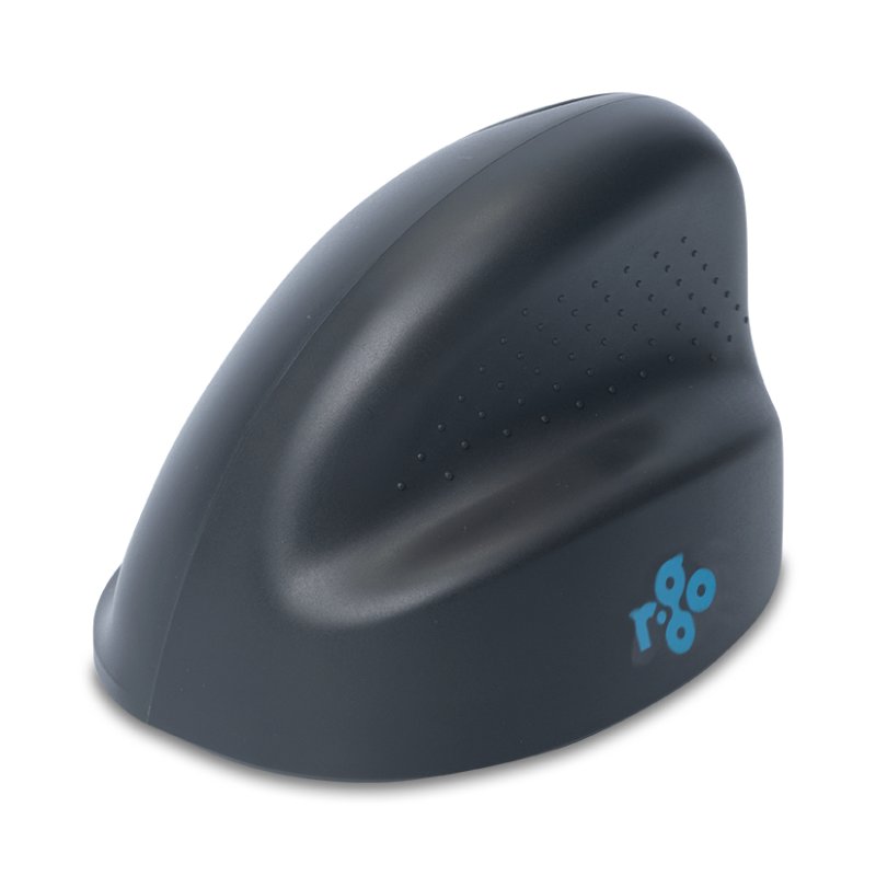 R-GO TOOLS Mouse HE Basic, left-handed, Bluetooth, M grey