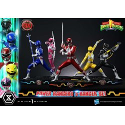 Mighty Morphin Power Rangers Premium Masterline Set of 5 Statues 1/4 Deluxe Version 62 cm