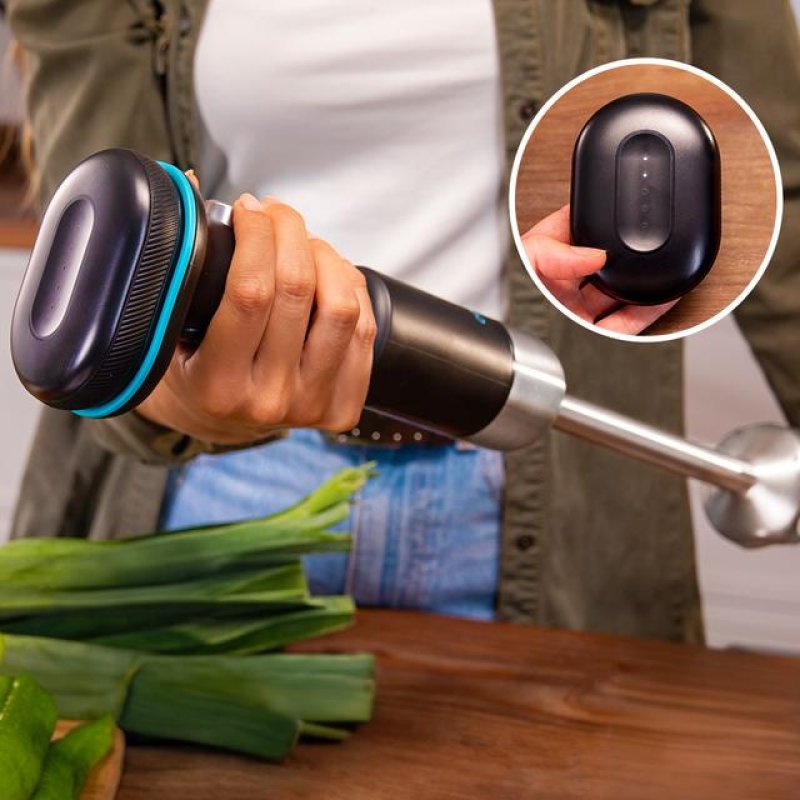 Cecotec BlendGo Hand Immersion blender 180 W Black, Stainless steel
