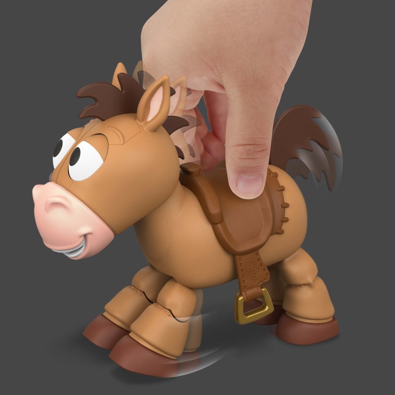 Disney Pixar Disney and Pixar Toy Story Lil Partner Bullseye Posing Horse Figure with Sounds