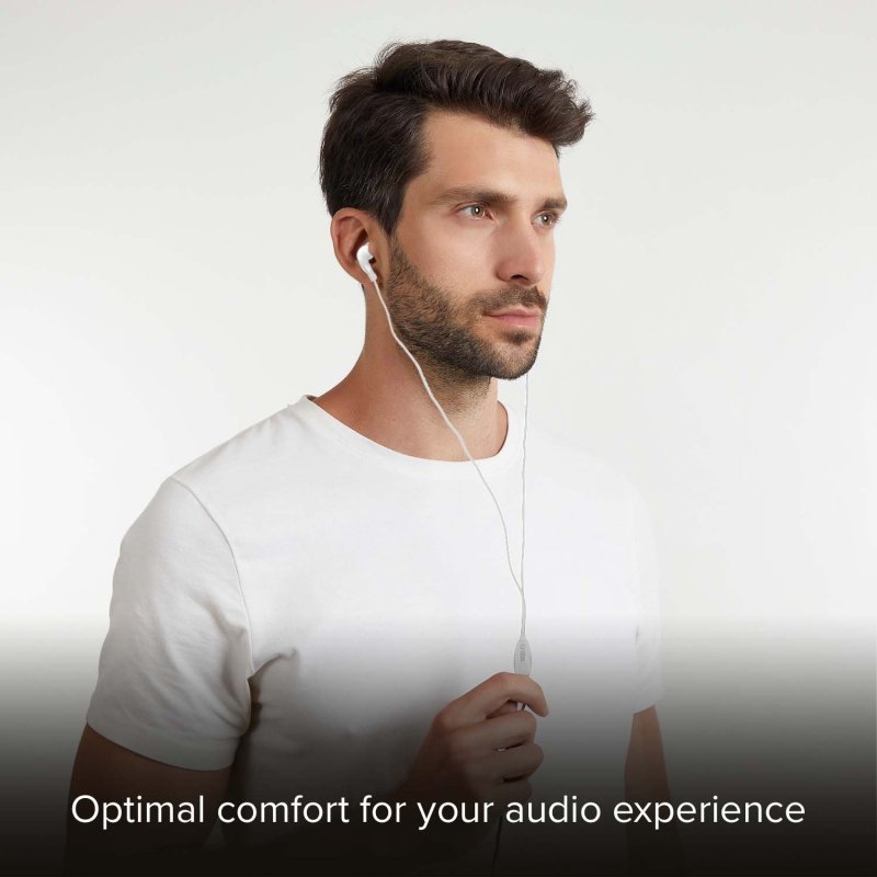SBS In-ear stereo earset Studio Mix 10, jack 3,5 mm with microphone and answer button