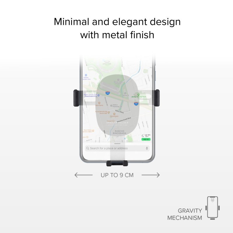 SBS TESUPPCLIPGRAVK support Support passif Mobile/smartphone Noir