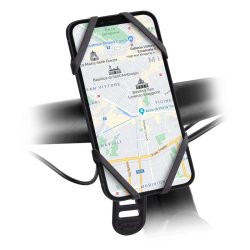 SBS Silikon-Handyhalterung bis 6,5'' Fahrrad/E-Scooter