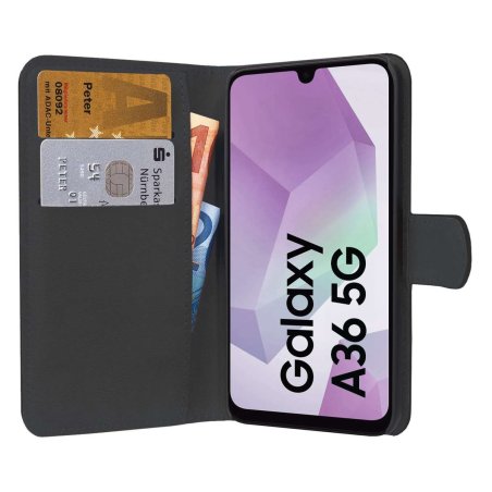 PEDEA 111600025 coque de protection pour téléphones portables 17 cm (6.7") Folio porte carte Noir